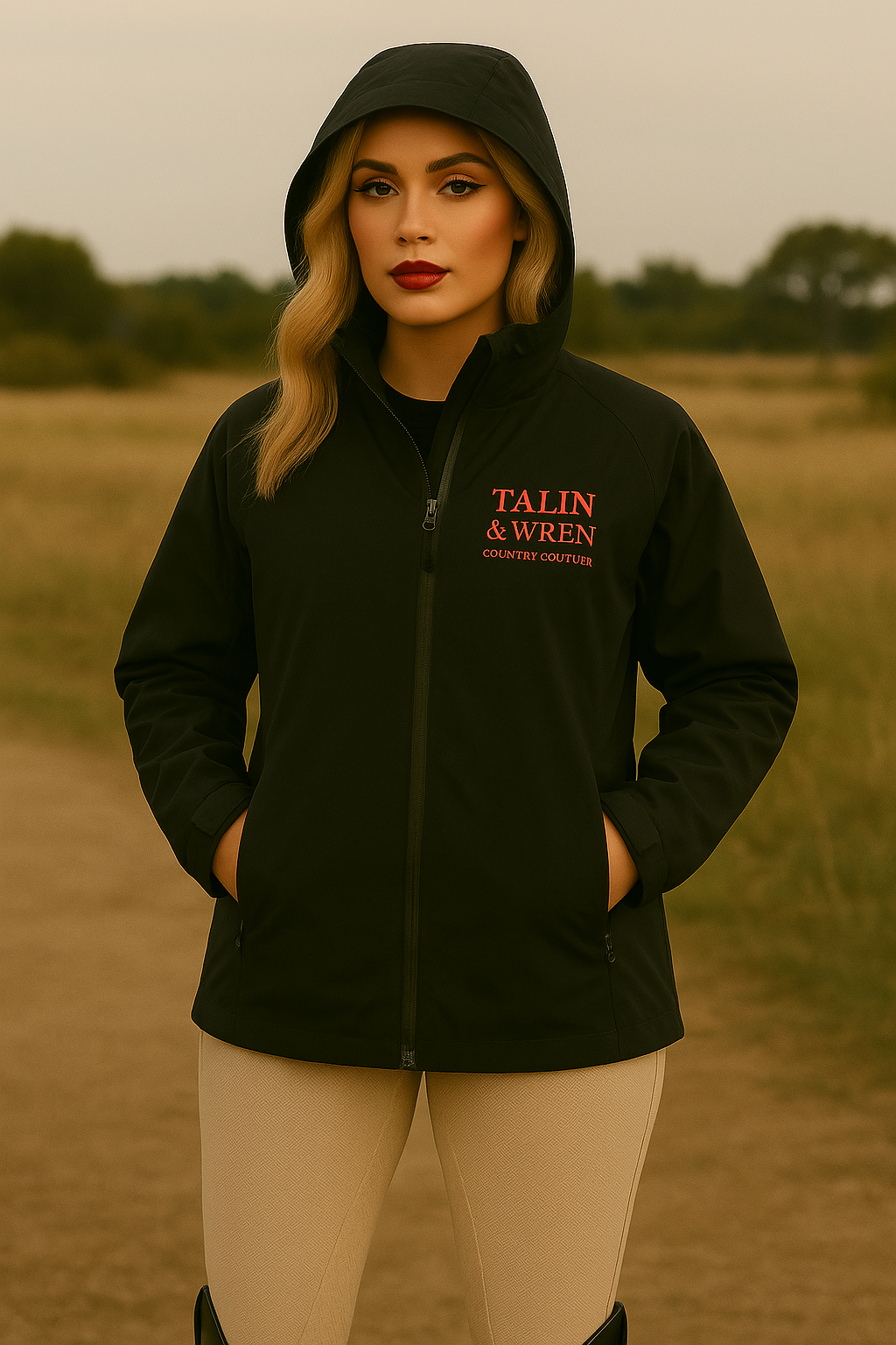 TALIN & WREN Womens Essential Rain Jacket