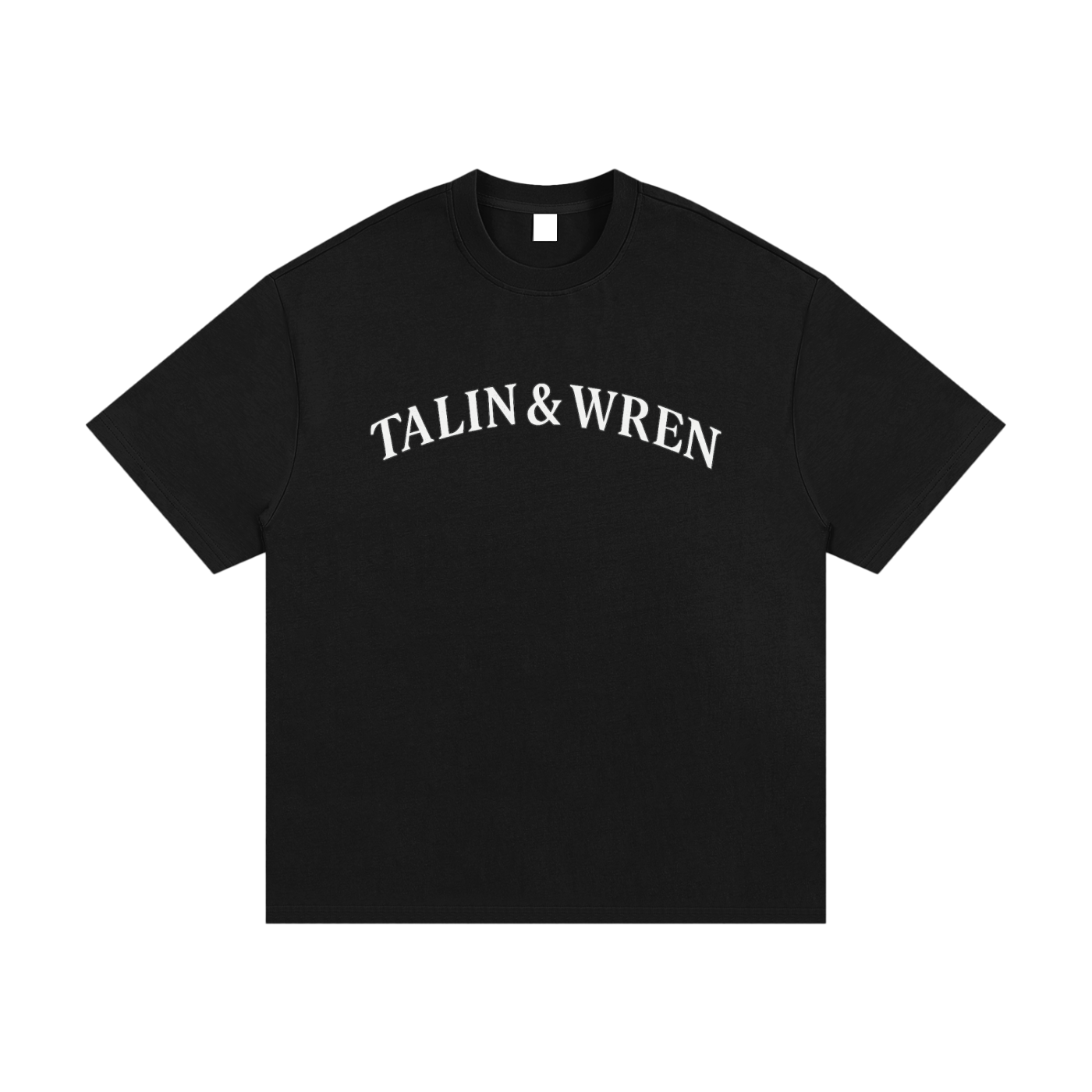 TALIN & WREN Oversize Black T-Shirt