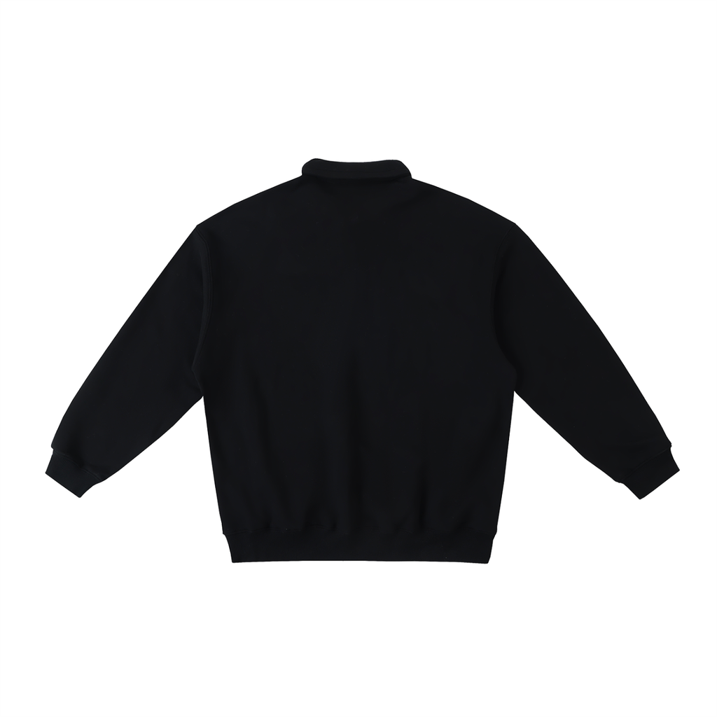 TALIN & WREN Polo-Collar Sweatshirt