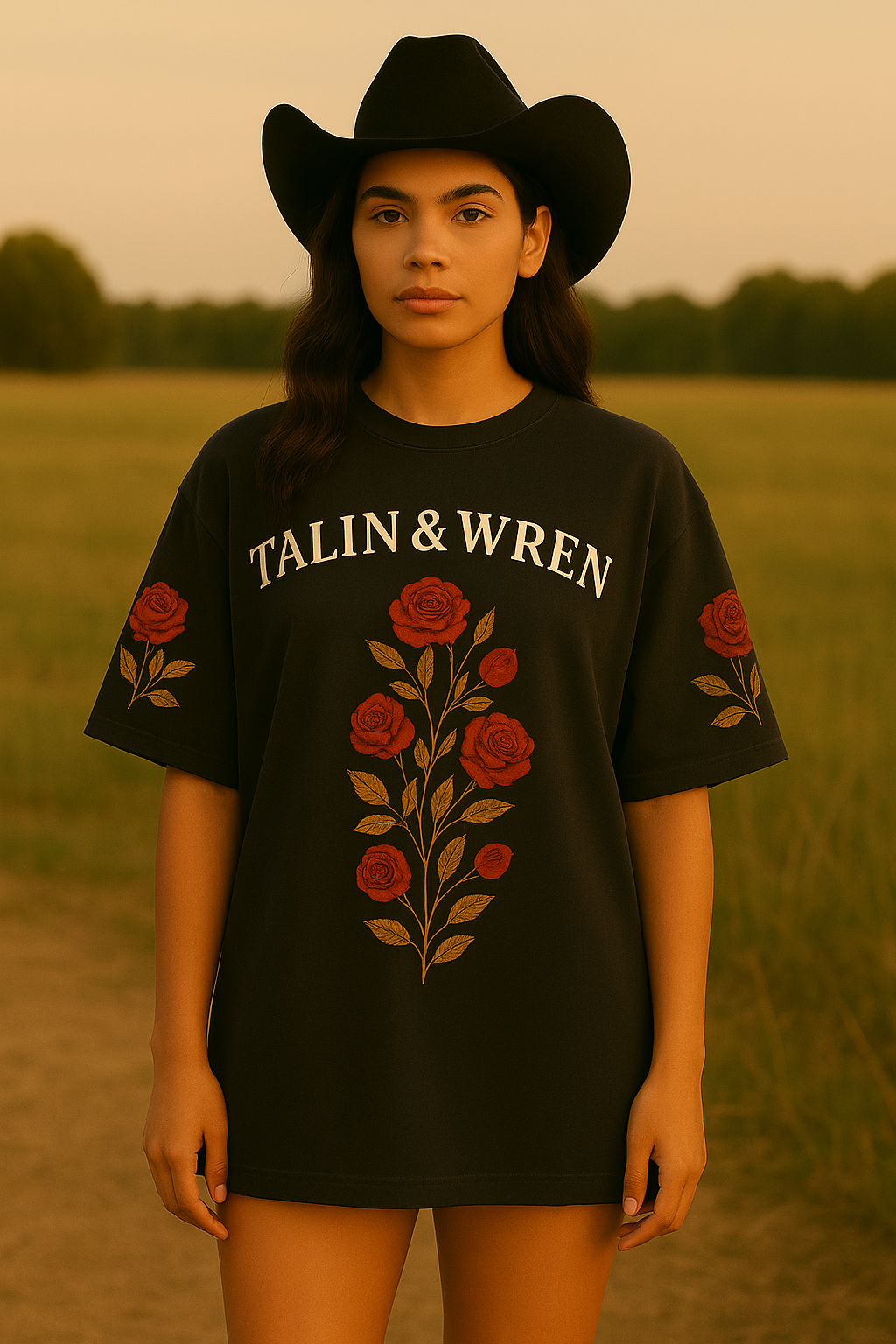 TALIN & WREN Rose Garden Tee